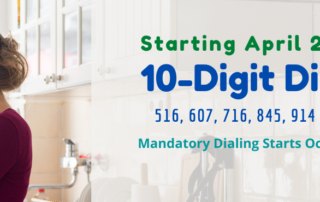 10 digit dialing mandatory